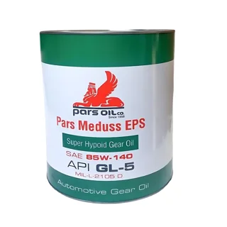 روغن گیربکس نفت پارس مدل مدوس ای پی اس EPS 85W140-GL5 حجم 3.785 لیتر 101506717